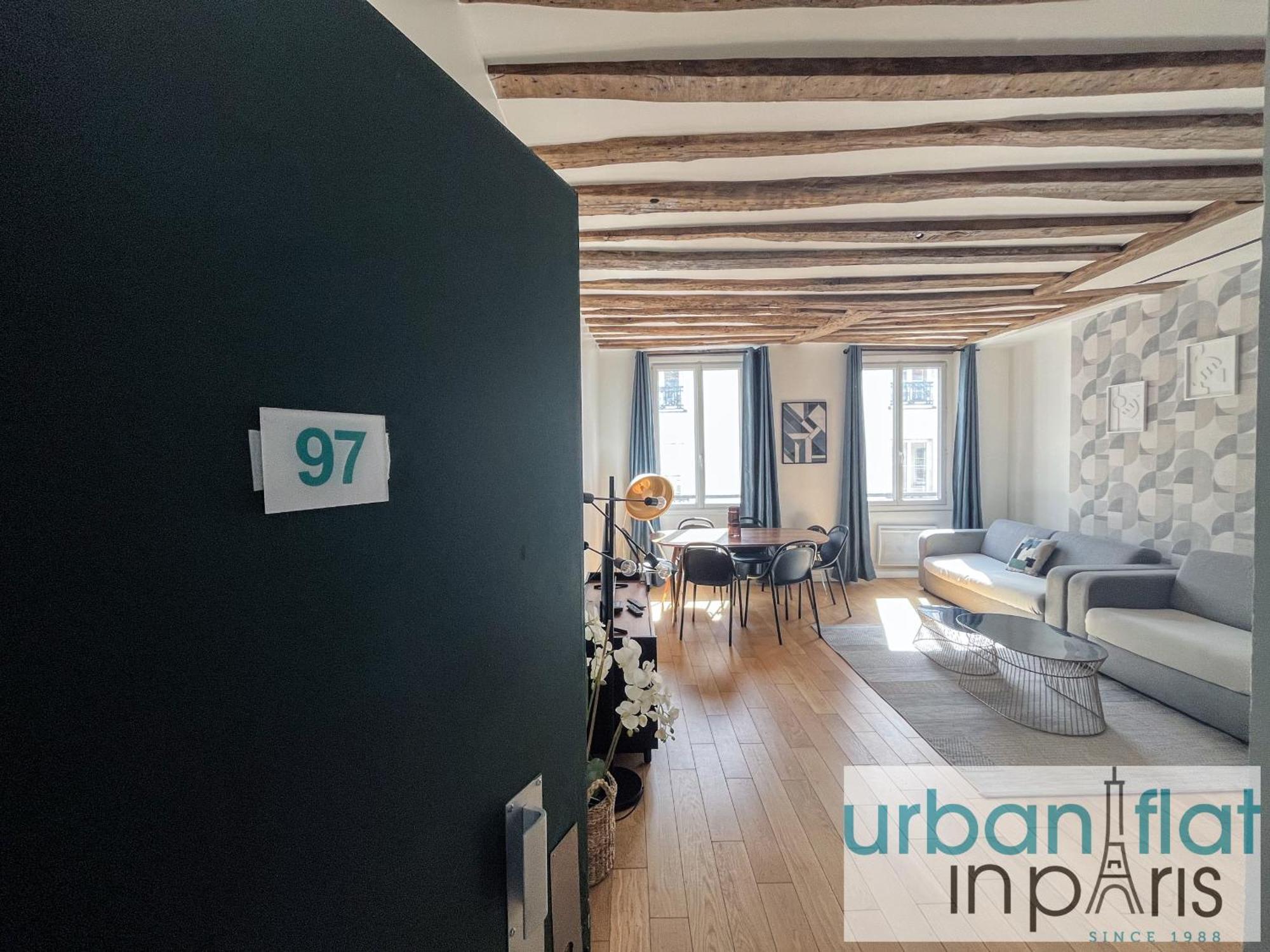 Urban Flat 97 - Spacious 1 Bedroom In * Parijs